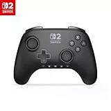 PowerA Kabelloser Advantage-Controller für Nintendo Switch 2 - Schwarz, Offiziell lizenziert, Halleffekte, zuweisbare Tasten, Pro-Controller, C-Taste, Bewegungskontrollen