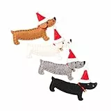 Artibetter für Non-Supplies-Dekore Festival-Anhänger Stoff-Hängepuppenfiguren Exquisite Innenanhänger Urlaub Tragbares Dekor Mini-Baum Filz Liebhaber Fenster Tierplüsch Gewebte Form