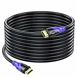 Rommisie 4K/60HZ HDMI Kabel 10m (HDMI 2.0,18Gbps) High-Speed vergoldete Anschlüsse,Ethernet Audio Return Video 4K, Full HD1080p, 3D-kompatibel Blu-Ray Laptop PS9/5/3 PC HDTV