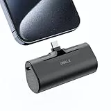 iWALK Mini Powerbank 4500mAh,USB-C 20W Tragbares Ladegerät Quick Charge,Externer Akku für Tasche/Reisen/Kapazität Erhöhen,Kompatibel mit iPhone 16/15/Galaxy S25 S24/Huawei/LG/Pixel/Nexus/Redmi,Reisen