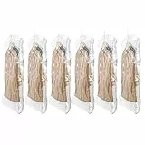 TAILI Hängend Vakuumbeutel Mit Kleiderhaken - Aufbewahren von Jacken, Anzüge und Kleid-Maximieren Sie Platz im Schrank, Vakuum Platzsparer für Zuhause, Reise,6 Jumbo