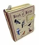 Shag Wear Book of Birds Kleine Geldbörse für Damen und Geet Girls Vegan Kunstleder 11,4 cm Beige, Beige, Small, Modern