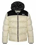 Schott NYC Herren Utah2 Jacke, Off-White, S