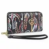 SKPAT - Geldbörse Damen Gross - Strapazierfähige Portemonnaie Damen - Damen Geldbörse - Damen-Geldbörsen mit Materialien - Damen Portemonnaie 317101, Schlüssel