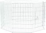 Trixie 3954 natura Welpenfreilauf, verzinkt, ø 154 × 91 cm