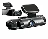 CarVision Dashcam,Festberg CarVision 4K + 1080P Front und Heck Kamera mit WiFi App, Nachtsicht, Parküberwachung Bewegungserkennung, Inklusive 24/7 Schutz,32G+WiFi