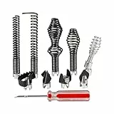 10 Stück Abflussreiniger Schneidkopf, Elektrische Rohrreinigungsmaschine Spiralköpfe, 16mm Manganstahl Abflussreiniger Pipeline Baggermaschine Schneidkopf für Ridgid K-400 C-4 C-6 C-7 C-8 und C-9