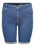 ONLY CARMAKOMA Plus Size Denim Jeans Shorts Kurze Stretch Bermuda Hose in Übergröße CARTHUNDER