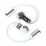 Nothing Ear (Open) Open-Ear-ohrhörer mit Zwei Mikrofone und AI Clear Voice, Open Sound Technology, IP54 Staub- und wasserresistent, 30 Stunden Wiedergabe und Erweiterter EQ - Weiß