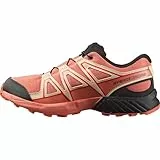 Salomon Unisex Kinder Speedcross Waterproof Hiking Shoe, Emberglow Tender Peach Fusion Coral, 34 EU