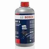 Bosch Bremsflüssigkeit DOT 3, 0,5 L - für Fahrzeuge vor Baujahr 2000 - nicht für ABS und ESP Bremsen empfohlen