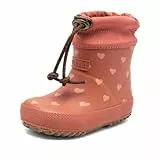 Bisgaard Unisex Kinder Thermo Baby Rain Boot, Ruby Heartbeat, 24 EU