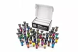 Liquitex 3699392 Basics - Acrylfarbe, monopigmentierte Künstlerpigmente, lichtecht, mittlere Viskosität, Achivqualität, seidenglänzender Finish - 60 Farben Set a 22ml