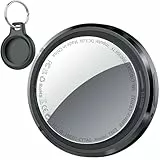 QCOQ Air Tracker Tag 1er Pack, Smart KeyFinder Tag Kompatibel mit Apple Wo ist? APP (iOS NUR, Android Not Supported), Schlüsselfinder für Gepäck/Brieftasche/Taschen/Koffer, Austauschbarer Akku