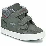 KangaROOS Unisex Kinder Kavu Primo V Sneaker, Steel Grey Rouge, 24 EU