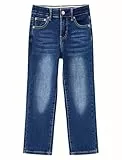 PATPAT Jeans Jungen Jeanshosen Kinder Ultraflexible Stretch Regular Essentials Fit Straight-Leg-Jeans mit 5 Taschen für Schüler Schul Outfits Jahreszeitliche Jeans Hosen für Jungen 3-4 Jahre 98-104