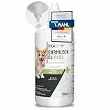 ReaVET Ohrmilbenöl Plus 100ml sofort wirksames Mittel für Hunde – gegen Ohrmilben mit Kamille, Sanfte Pflege bei Juckreiz im Ohr, Ohrentropfen Milben, Ohrenreiniger