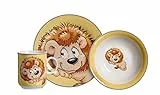 Ritzenhoff & Breker Kindergeschirr-Set Happy Zoo, Leo, 3-teilig