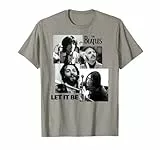 Offizielles The Beatles Let It Be Kacheln Rock Pop Band T-Shirt