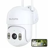blurams 2K 3MP Überwachungskamera Aussen WLAN - Kamera Überwachung Outdoor mit 5GHz & 2.4GHz WiFi, 360 Grad, Kabelgebunden, Nachtsicht, IP66 Wetterfest