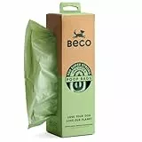 Beco Starke und große Kotbeutel – 270 lose verpackt mit Griffen zum Binden – Boxspender (Unscented - 300 XL)