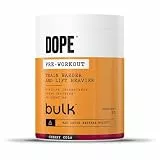 Bulk Dope Pre-Workout Powder | Cherry Cola | 3g Creatine per Serving | 200mg Caffeine | Citrulline Malate & Arginine AKG | Beta-Alanine | Energy, Focus & Performance | 510g Supplement
