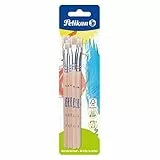Pelikan Borstenpinsel-Set Sorte: 613F, je 2x Größe 4, 6, 8, 10 und 12, 10 Stück