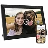 10,1 Zoll Digitaler Bilderrahmen WiFi mit 32G internem Speicher Smart elektronischer Bilderrahmen, 1280x800 IPS Touchscreen Bewegungssensor, Fotos/Videos über die App teilen, Gute Geschenkwahl