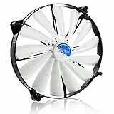 AABCOOLING Super Silent Fan 20 - Leise und Efizient 200mm Groß Gehäuselüfter mit 4 Anti-Vibration-Pads - Ventilator Leise, Lüfter, Kühlung, Wentilator, 14,9 dB, 193 m3/h