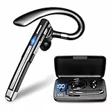 Boytond Headset Bluetooth 5.4 mit CVC8.0 Noise Cancelling Dual Mikrofon 100 Std Spielzeit In Ear Kopfhörer Zwei-Geräte-Verbindung Headset mit LED Ladebox für Autofahren/Business/Büro