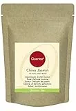 Grüner Tee - China Jasmin Tee mit extra vielen Blüten 250 g mit zartem Jasmin Geschmack für über 100 Tassen Tee von Quertee
