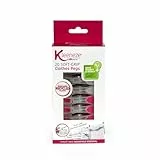 Kleeneze 20er-Packung Wäscheklammern – Robuste Wäscheklammern, Weicher ergonomischer Gummigriff, Rost- und feuchtigkeitsbeständig, Kleiderbügel aus recyceltem Kunststoff für Wäscheleine/Wäscheständer