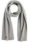camel active Herren Schal aus einem Baumwoll-Kaschmir-Mix Grau, menswear-OS
