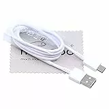 Ladekabel für Original Samsung Datenkabel für Samsung Galaxy S20 (G980F), Galaxy S20 Plus (G985F), Galaxy S20 Ultra (G988B) USB Typ-C mit mungoo Displayputztuch