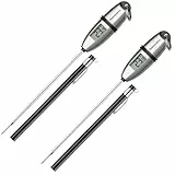 ThermoPro Fleischthermometer Digital Küchenthermometer mit langer Sonde Grillthermometer Kabellos Bratenthermometer Thermometer Kochen für Flüssigkeit Milch BBQ Grill Steak 2 Stücke