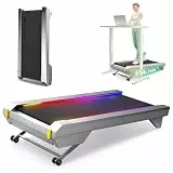 UREVO CyberPad Smart Walking Pad mit 14% Automatik-Steigung, Schlankes Untertisch-Laufband für Fitness im Büro, Leiser Brushless Motor, Großzügige Oberfläche, KI-gestützte App