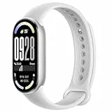 Xiaomi Smart Band 10-1,72 AMOLED-Display mit 1500 Nits, Schlaf- und Herzfrequenzmonitor, 5ATM Wasserdicht, 21 Tage Akkulaufzeit, 60 Hz Aktualisierungsfrequenz, 150+ Modi (Glacier Silver)