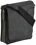 Strellson Herren Schultertasche Richmond Tasche aus Leder
