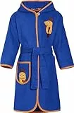 Playshoes Unisex Kinder Frottee-Bademantel Morgenmantel, Marine Die Maus, 122/128