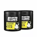 ESN Ultrapure Creatine Monohydrate, 2 x 250 g, 142 Portionen, Creatin Pulver, mikrofein & optimal löslich, vegan - made in Germany (Design kann variieren)