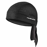 HASAGEI Atmungsaktiv Bandana Cap Herren UV Schutz Sport Kopfbedeckung Durag Kopftuch Männer unter Fahrradhelm Biker Schädel Kappe Fahrrad, Schweißableitend Quick Dry Sommer