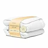 WENDRE Ganzjahresdecke 135x200 – Mittelwarme Bettdecke 300 GSM – Atmungsaktive Mikrofaser Steppdecke – Allergikergeeignet, Oeko-TEX Zertifiziert – Waschbar, Made in EU