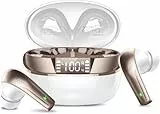 AOSRAU Wireless Earbuds, Bluetooth 5.4 Kopfhörer in Ear, Mini Bluetooth Earbuds HiFi Stereo Deep Bass mit 4 ENC Noise Cancelling Mikrofon, LED IP7 Wasserdicht