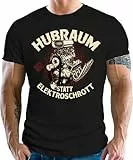 Herren T-Shirt für US-Cars Classic Auto Oldtimer Fans - Hubraum statt Elektroschrott