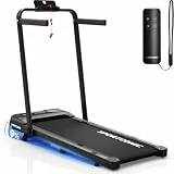 Sportconic Laufband 1–12 km/h – klappbar & elektrisch für Zuhause – leise Nutzung unter dem Schreibtisch – Walking Pad mit Steigung, Tablet-Halterung