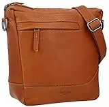 Gusti Lenkertasche Leder - Bernhard K. Fahrradtasche inkl. Platte Umhängetasche & Lenkertasche Ledertasche Braun Leder