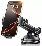 CIRYCASE Handyhalterung Auto Saugnapf, 360° Drehung Handy Halterung Auto, Überlegene Saugleistung & Stabilität auf Holprigen Straßen, Langarm Handyhalter Auto KFZ Phone Holder Car für 4-7' Smartphone