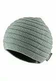 Sterntaler OCS Strickmütze Struktur - Klassische Baby und Kinder Mütze aus Baumwollgarn (Bio) - Unisex Übergangsmütze ab Geburt - Basic Kopfbedeckung - Beanie Mütze einfarbig - steingrün, Größe 51