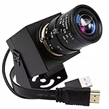Svpro 4K Kamera USB HDMI Dual Out Manual Zoom Webcam für PC, Streaming Webcam mit 2.8-12mm CS Mount Objektiv Kamera für Nahaufnahmen, CMOS IMX415 Industriekamera für Machine Vision