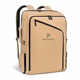 Pactastic Handgepäck Reise-Rucksack 40 Liter Carry-On | Reisetasche 1.300 g leicht mit Laptopfach, Rückenpolsterung | 3 Hauptfächer & Koffer-Öffnung | ideal für Flugzeug 40 x 20 x 55 cm